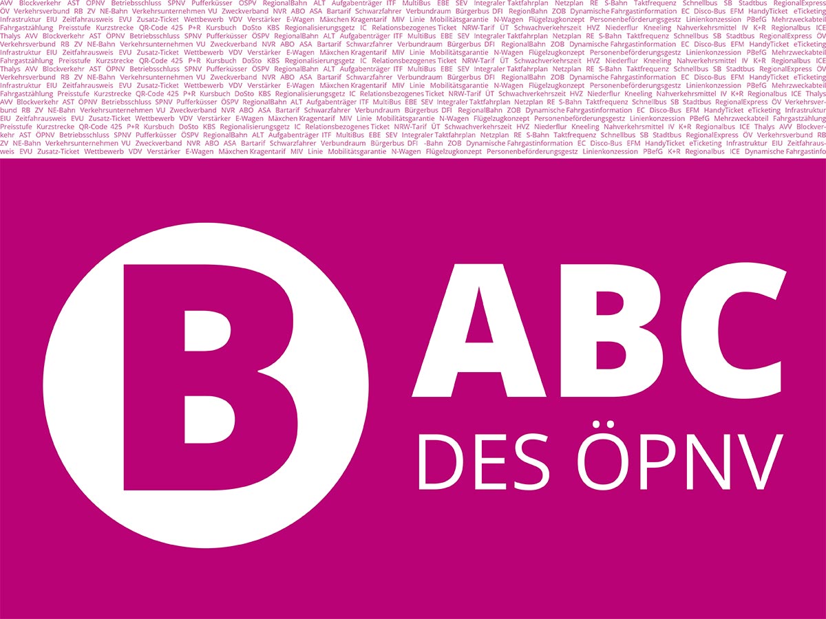 ABC des ÖPNV - Buchstabe B.