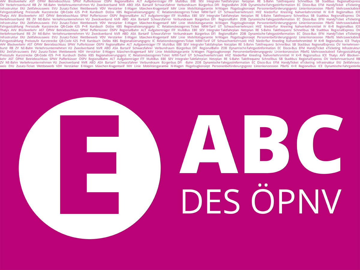 ABC des ÖPNV - Buchstabe E.