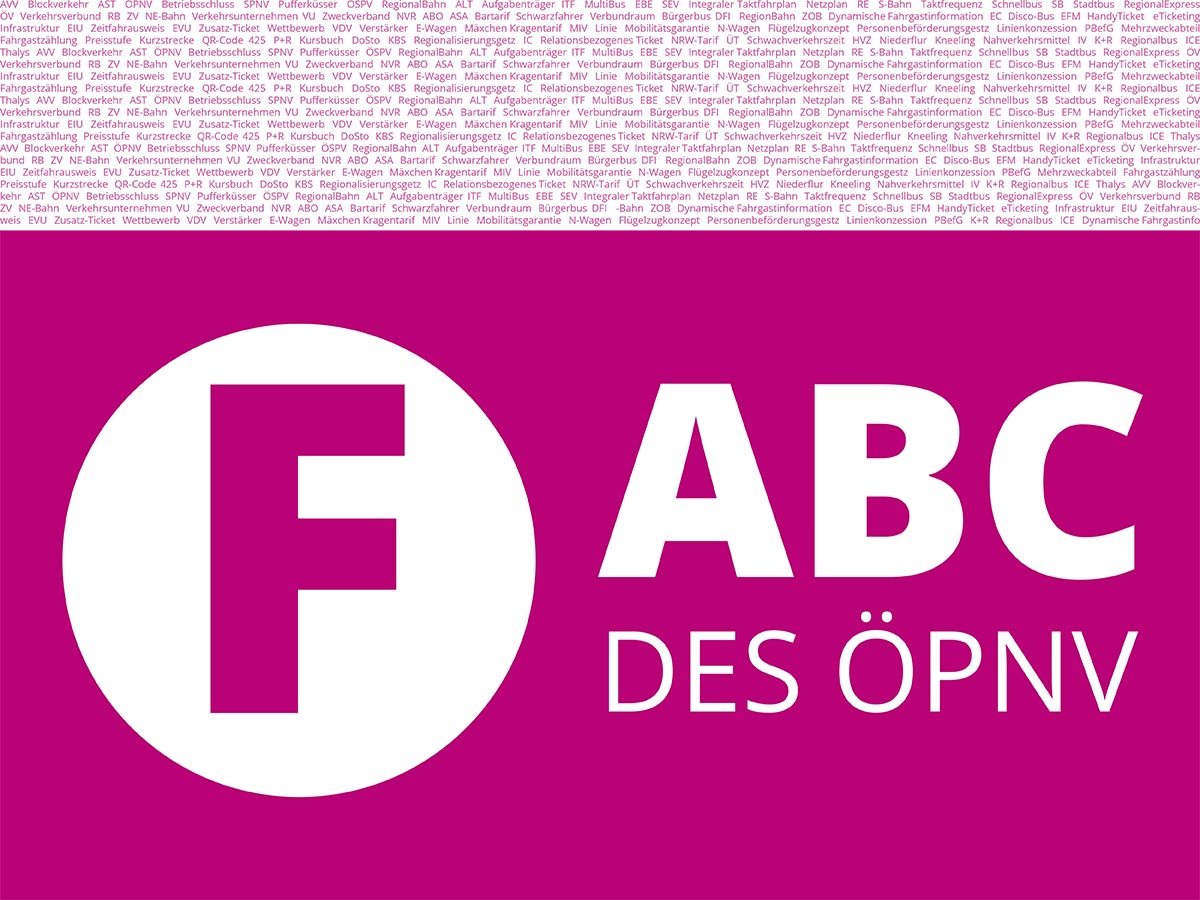 ABC des ÖPNV - Buchstabe F.