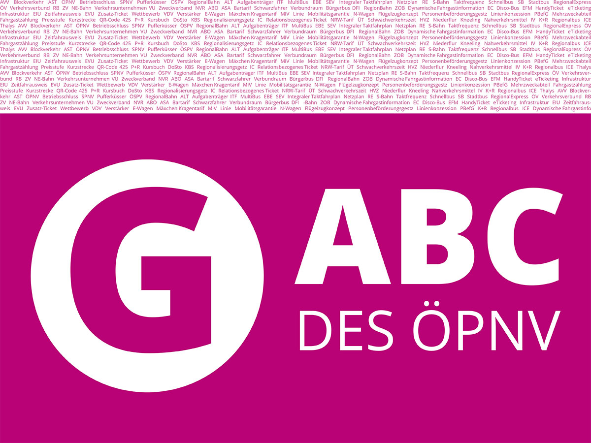 ABC des ÖPNV - Buchstabe G.