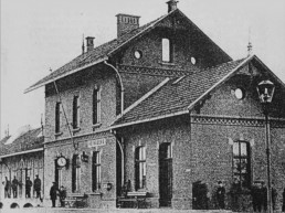 Der Bahnhof Heinsberg um die Jahrhundertwende.