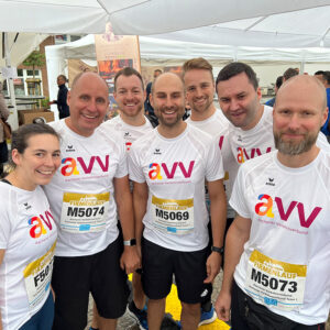 Das Team des AVV beim Aachener Firmenflauf